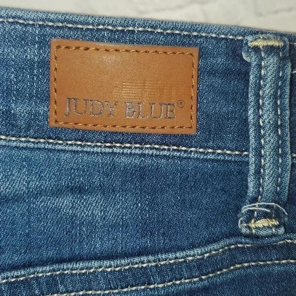 Judy Blue Slim Fit Distressed Medium Wash Size 25 - Picture 9 of 12
